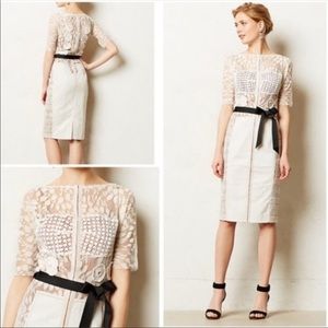 NWT Byron Lars Carissima dress- Ivory- 0P